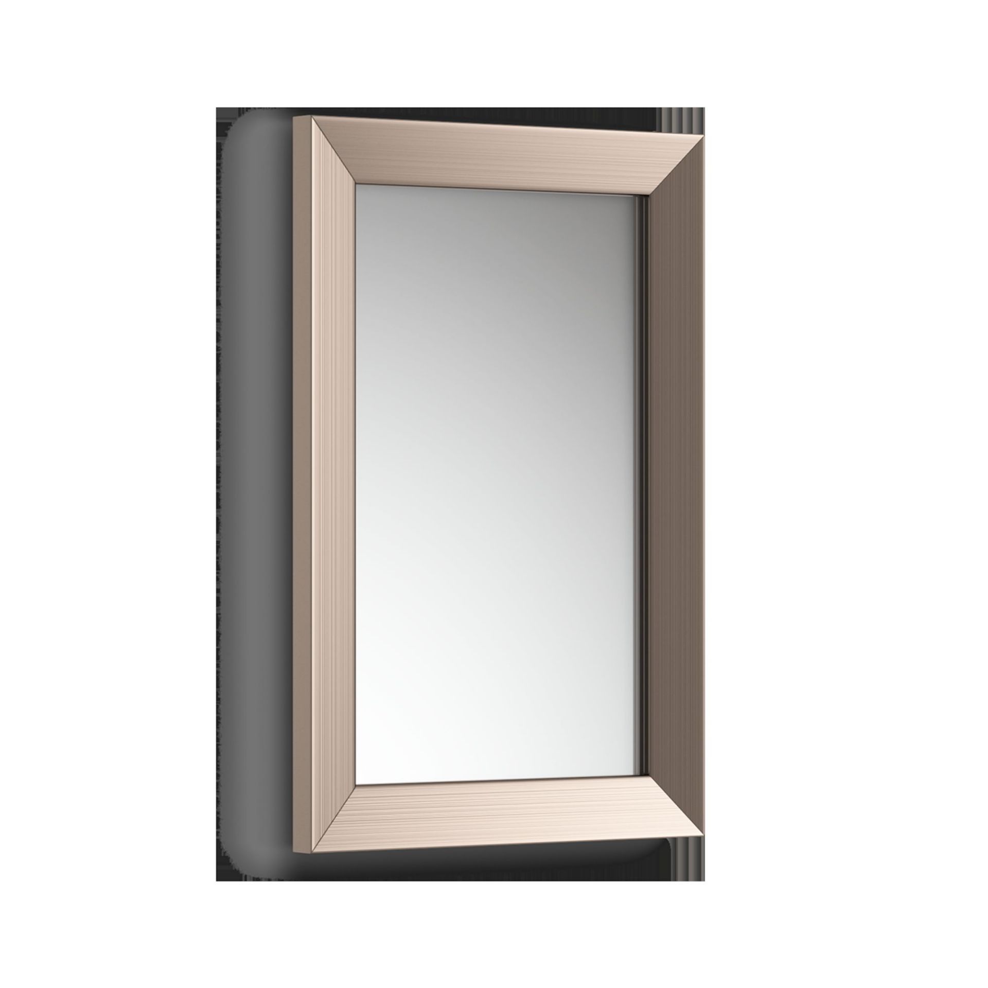 NEW 300x450mm Clover Metallic Nickel Framed Mirror. ML8005. Made from eco friendly recycled pl... - Image 3 of 3