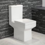 NEW & BOXED Belfort Close Coupled Toilet & Cistern inc Soft Close Seat. RRP £449.99. CC645. Lo...