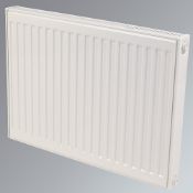 (Tt36) 600X500Mm Premium Type 11 Single-Panel Single Convector Radiator 600 X 500Mm White. Hori...