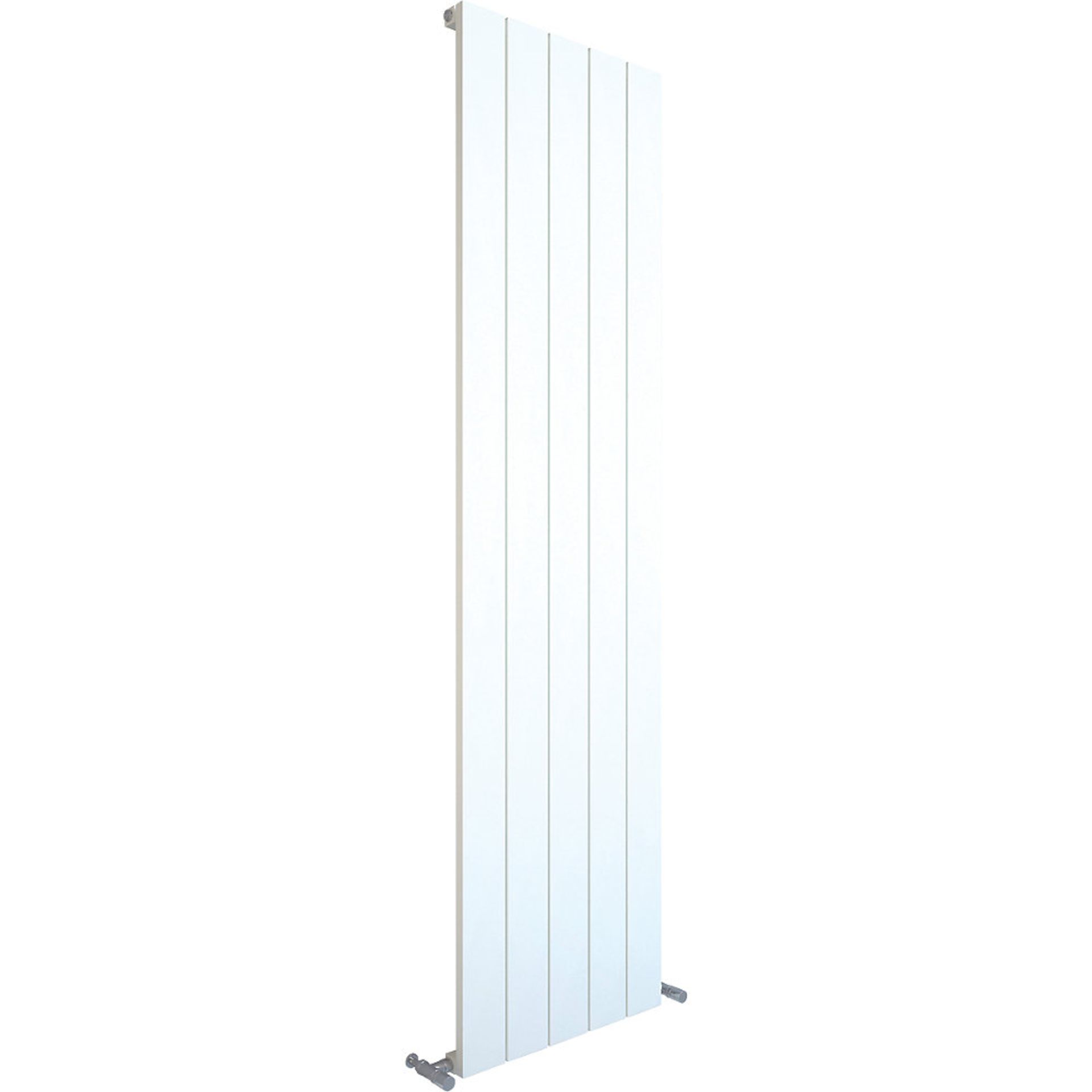 (H3) 1800x470mm ALULITE FLAT ALUMINIUM RADIATOR White. Contemporary aluminium radiator with li... - Image 4 of 5