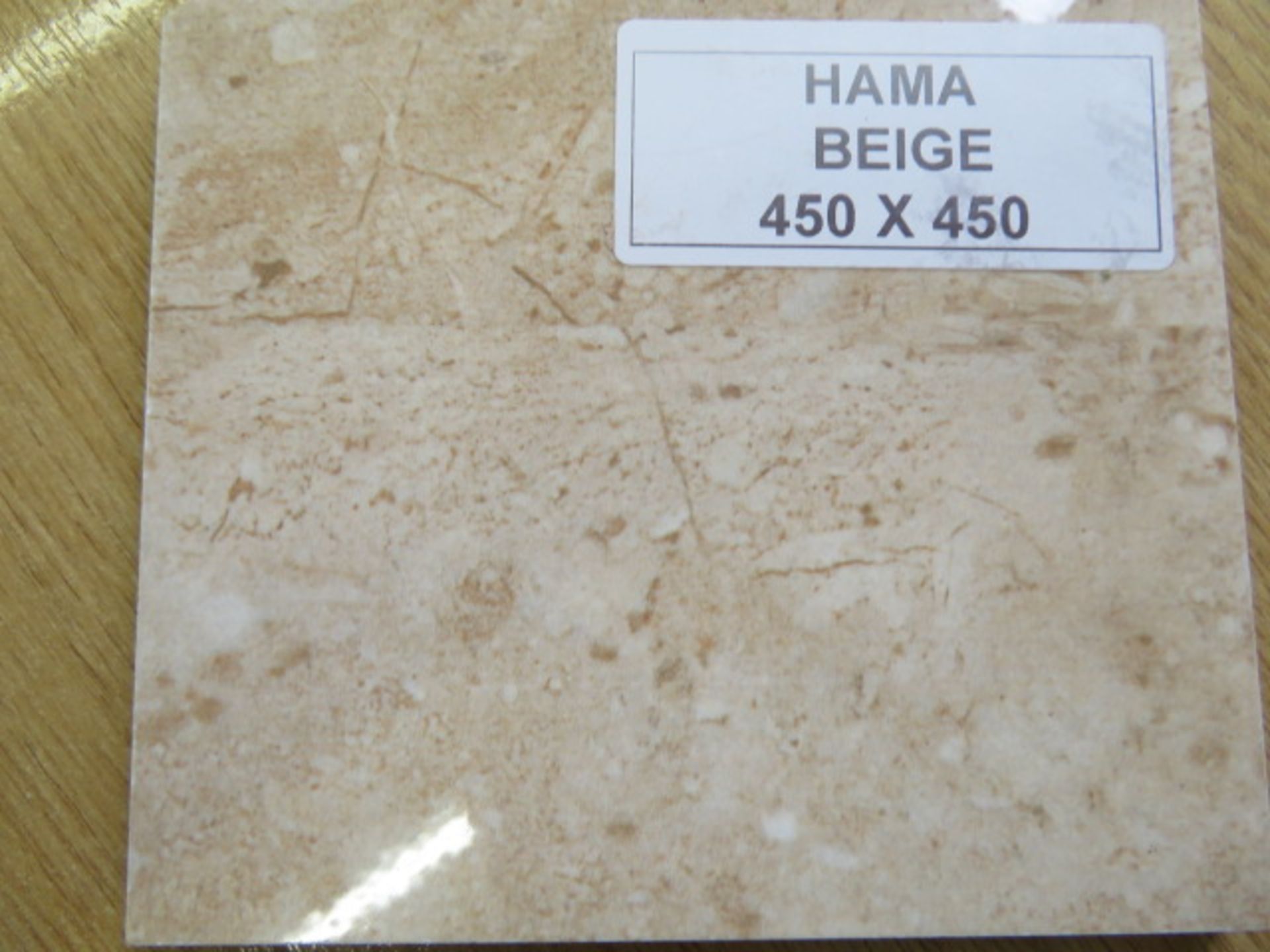 NEW 8.52 Square Meters of Hama Beige Wall and Floor Tiles. 450x450mm per tile, 10mm thick. 1.... - Image 3 of 4