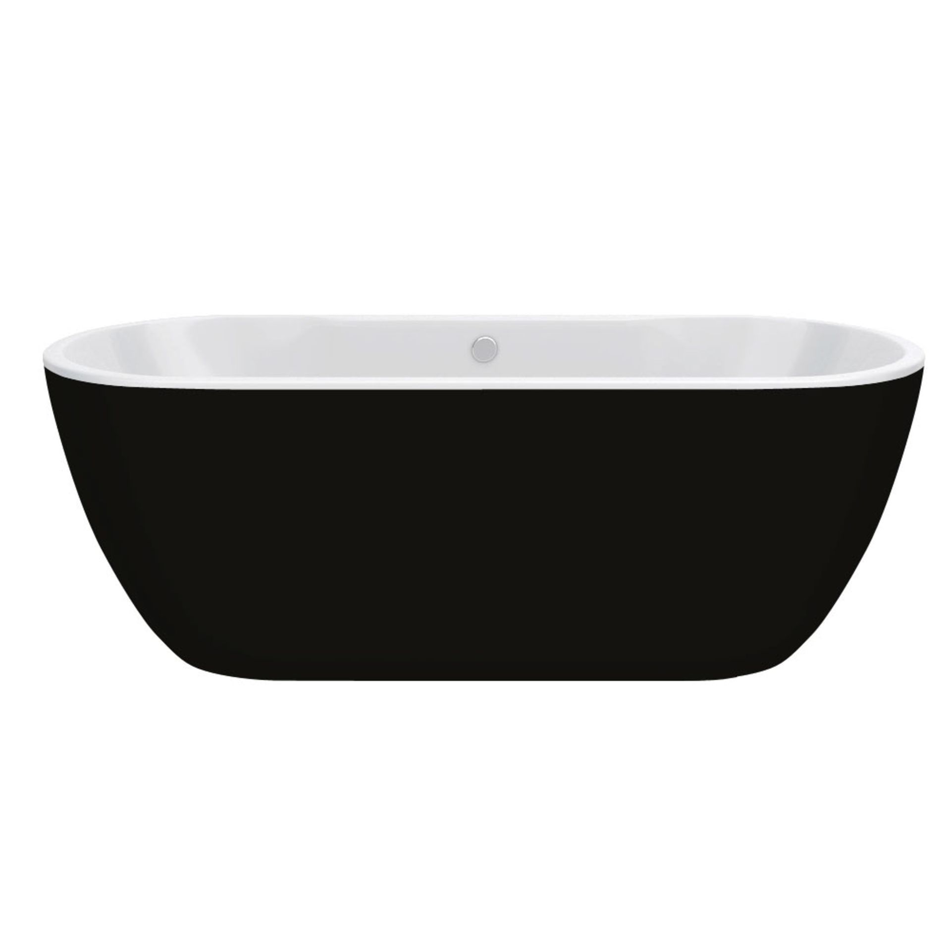 NEW (T1) 1655x750mm Harlesden Black Freestanding Bath. RRP £2,999.If you want to make a state... - Image 2 of 3