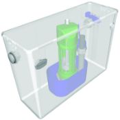 NEW Dudley PUSHFLO Concealed Cistern Bottom Inlet Connection.