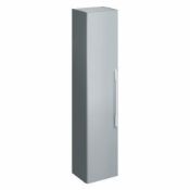 NEW (SA52) Twyfords 1800mm Grey Tall Storage Unit. RRP £864.99.One door with soft closing mech...