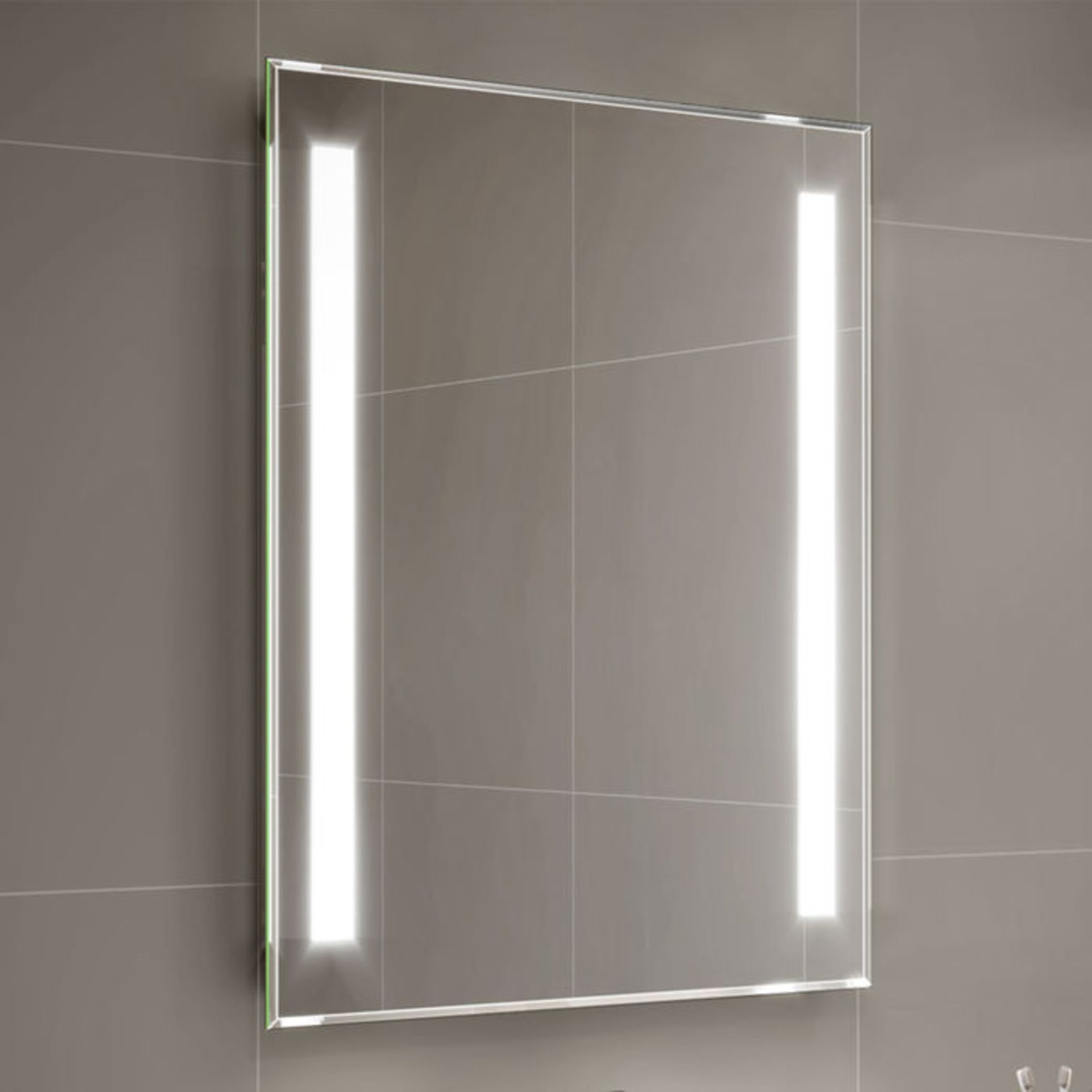 NEW 600x800mm - Omega Illuminated LED Mirror . RRP £499.99.ML7003.Flattering LED lights provid... - Image 2 of 2