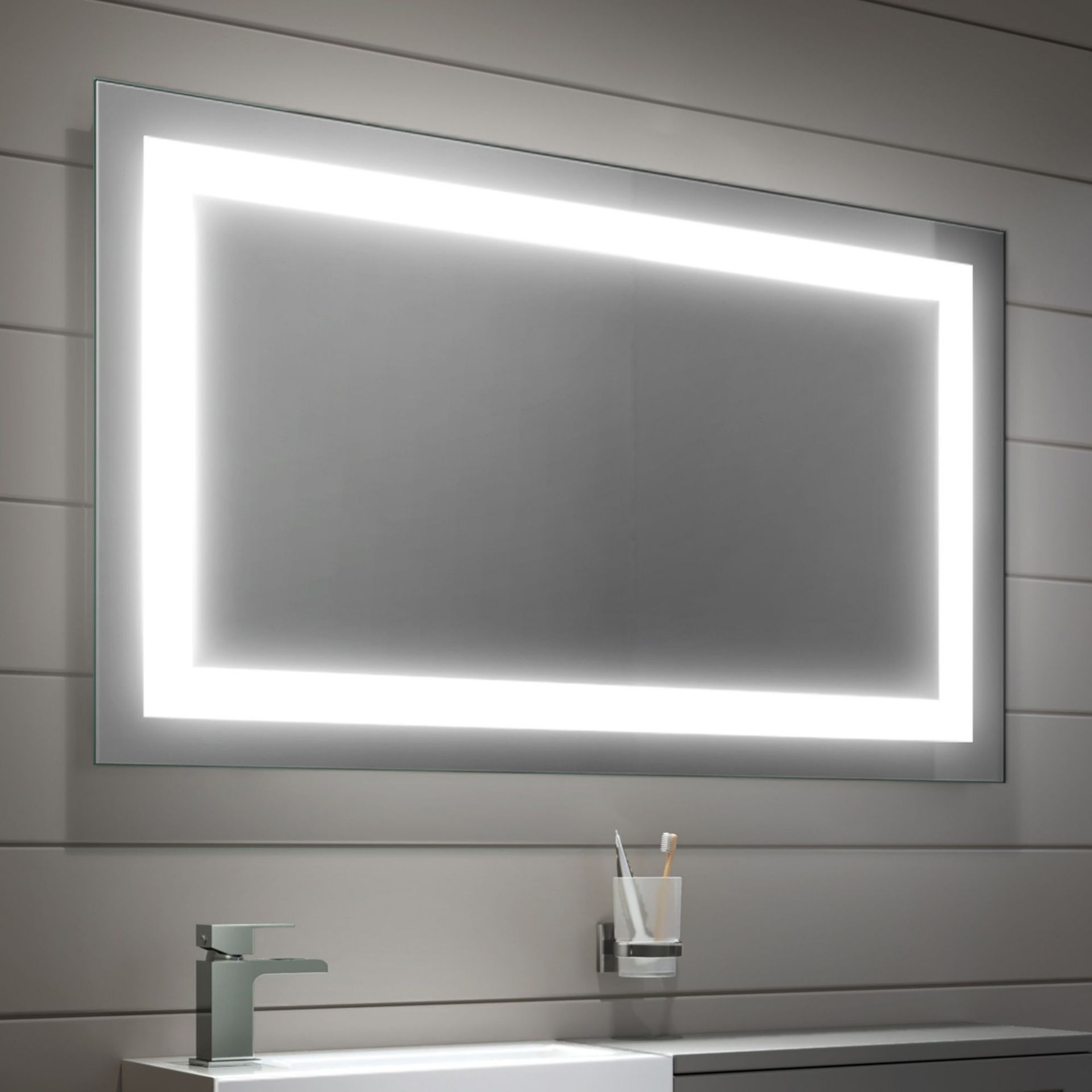 NEW 600x1000 Nova Illuminated LED Mirror. RRP £599.99.ML7006.We love this mirror as it provid...