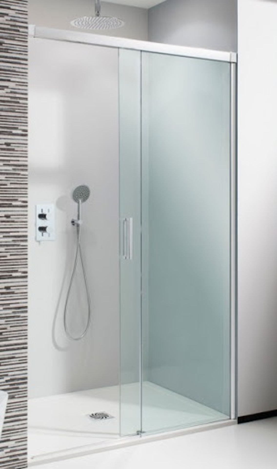 NEW 1200MM Simpsons Design Semi-Frameless Slider Soft Close Door. DSLSC1200.RRP £650.00.Simps... - Image 2 of 2