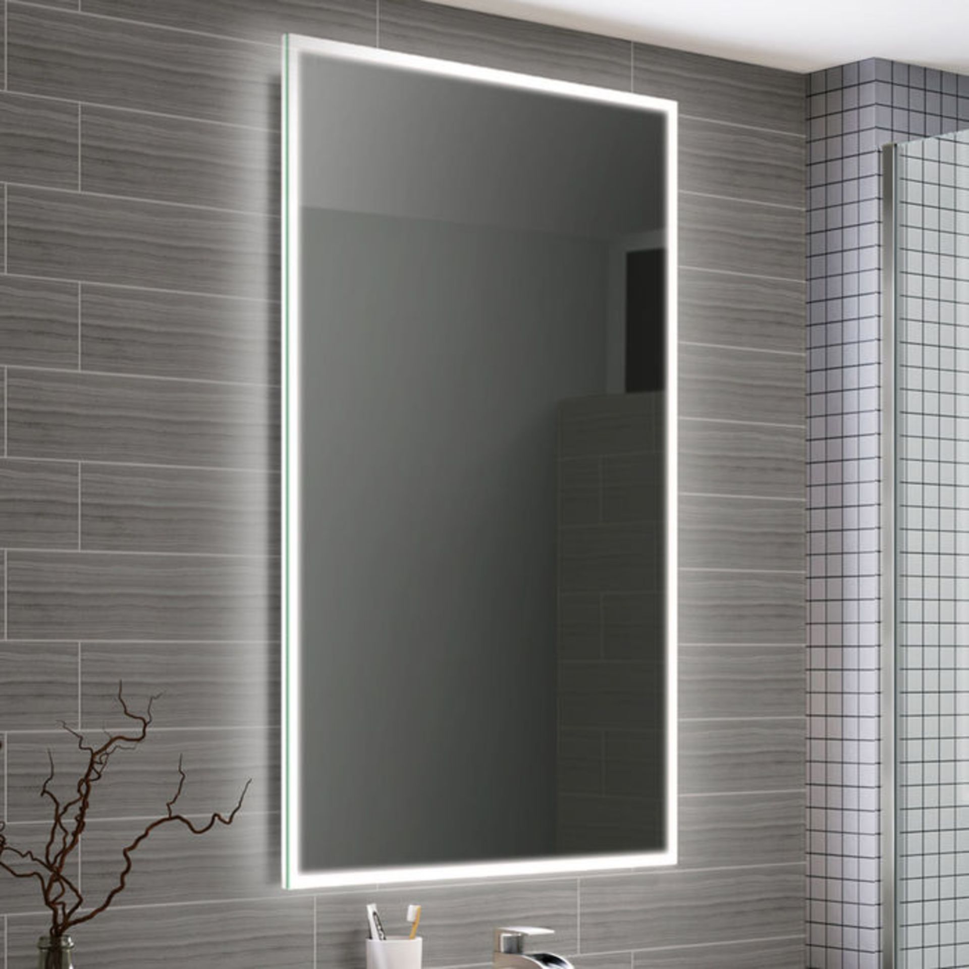 NEW 1000x600mm Cosmic Illuminated LED Mirror.RRP £732.99.ML4003.Energy efficient LED lighting ... - Image 2 of 3