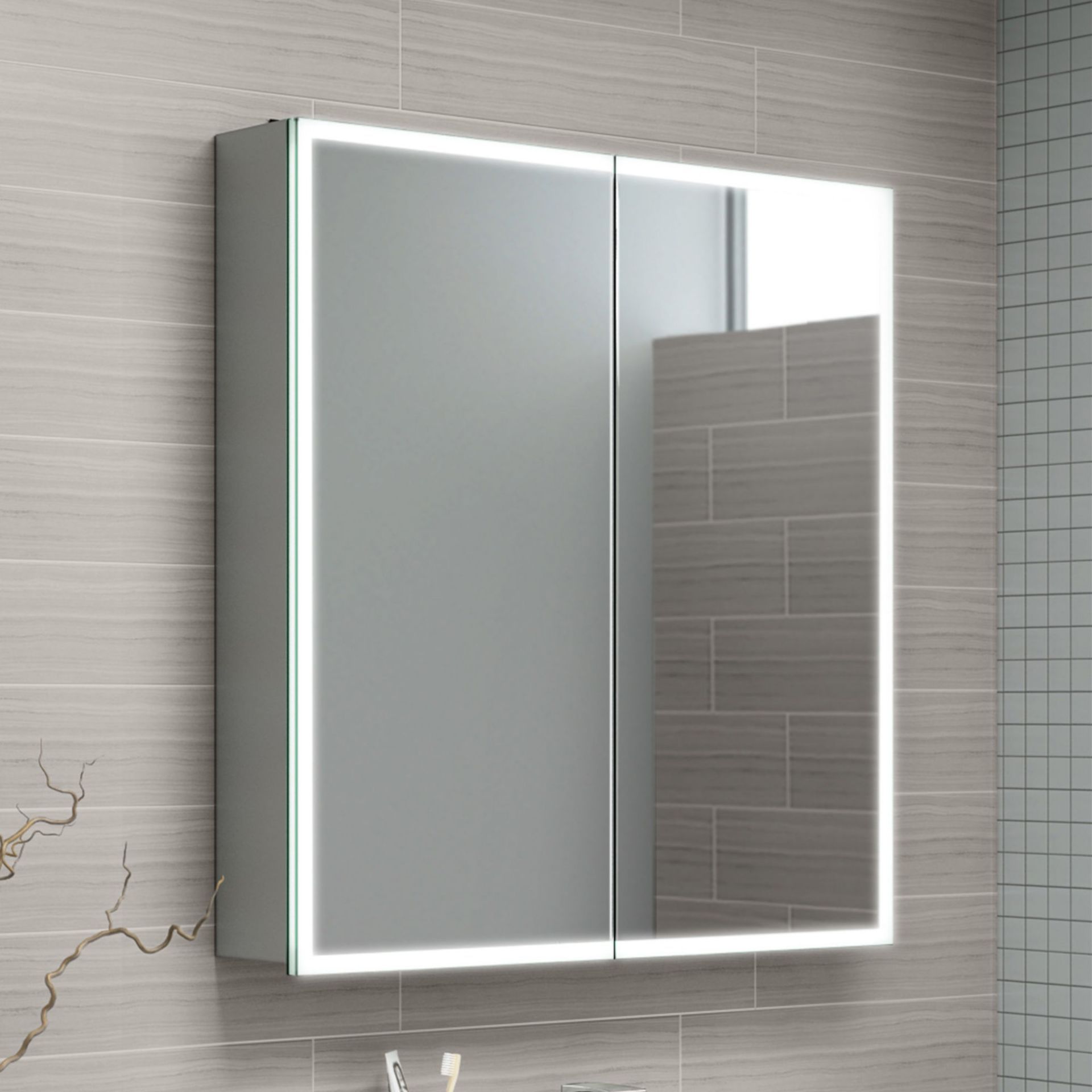 NEW 650x700 Cosmica Illuminated LED Mirror Cabinet. RRP £824.99.MC162.We love this mirror cab... - Image 3 of 3