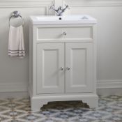 NEW & BOXED 600mm Loxley Chalk Vanity Unit - Floor Standing. £1,074.99.MF9000.Comes complete...