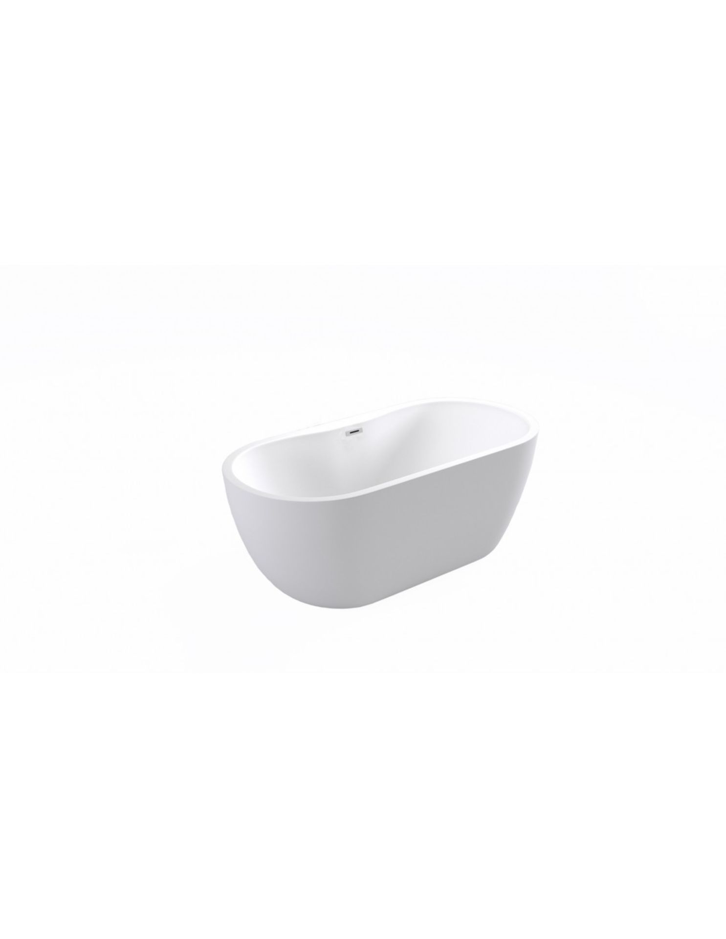 NEW (AA4) 1655x750mm Harlesden White Freestanding Bath. A luxury elegant double ended freestan... - Image 2 of 2