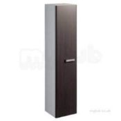 NEW (SA56) Twyford 1730mm Galerie Plan Wenge Tall Furniture Unit. RRP £666.99.Wenge gloss fini...