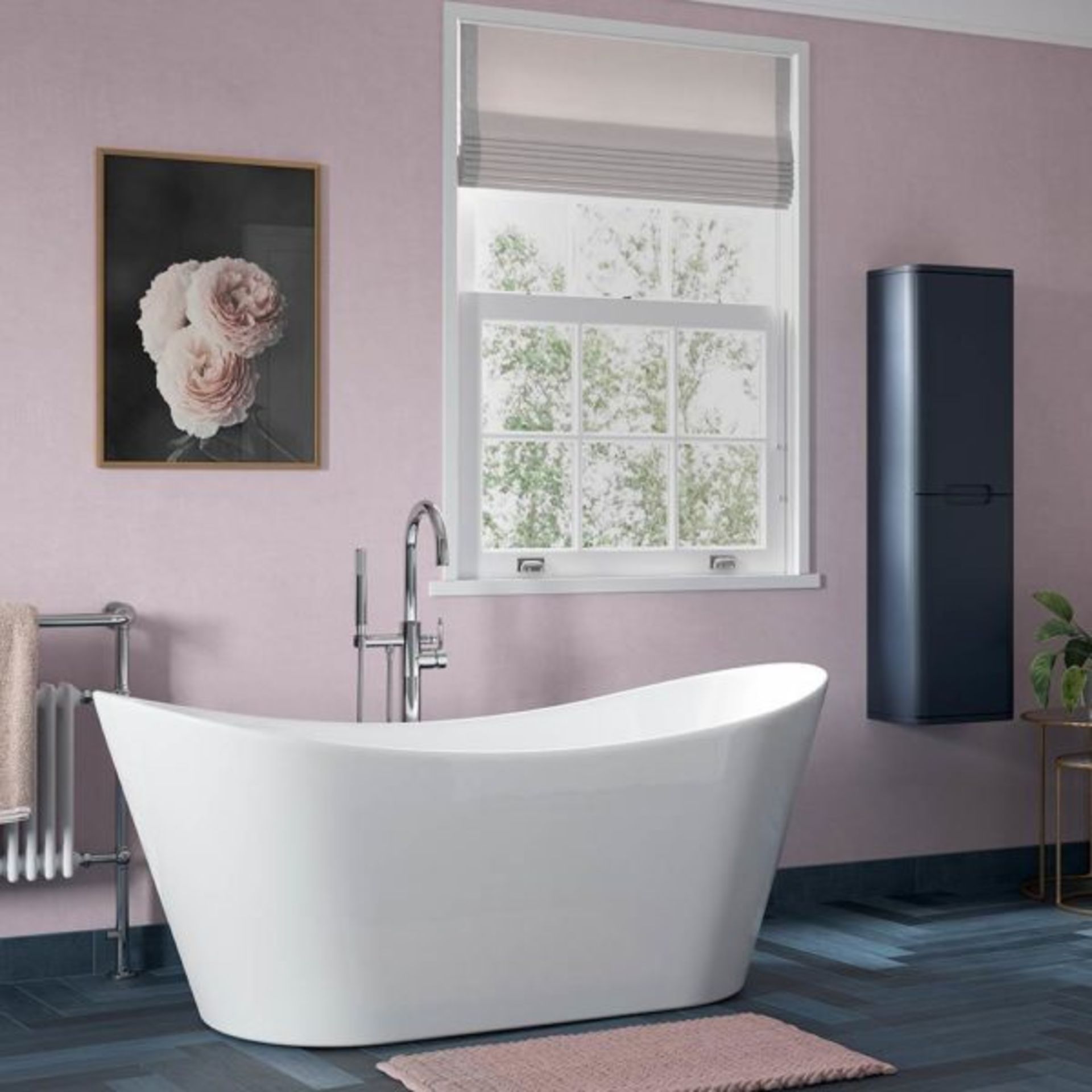 NEW (AA1) 1700mmx780mm Belmont Freestanding Bath. RRP £2,999.Visually simplistic to suit any ... - Image 2 of 2