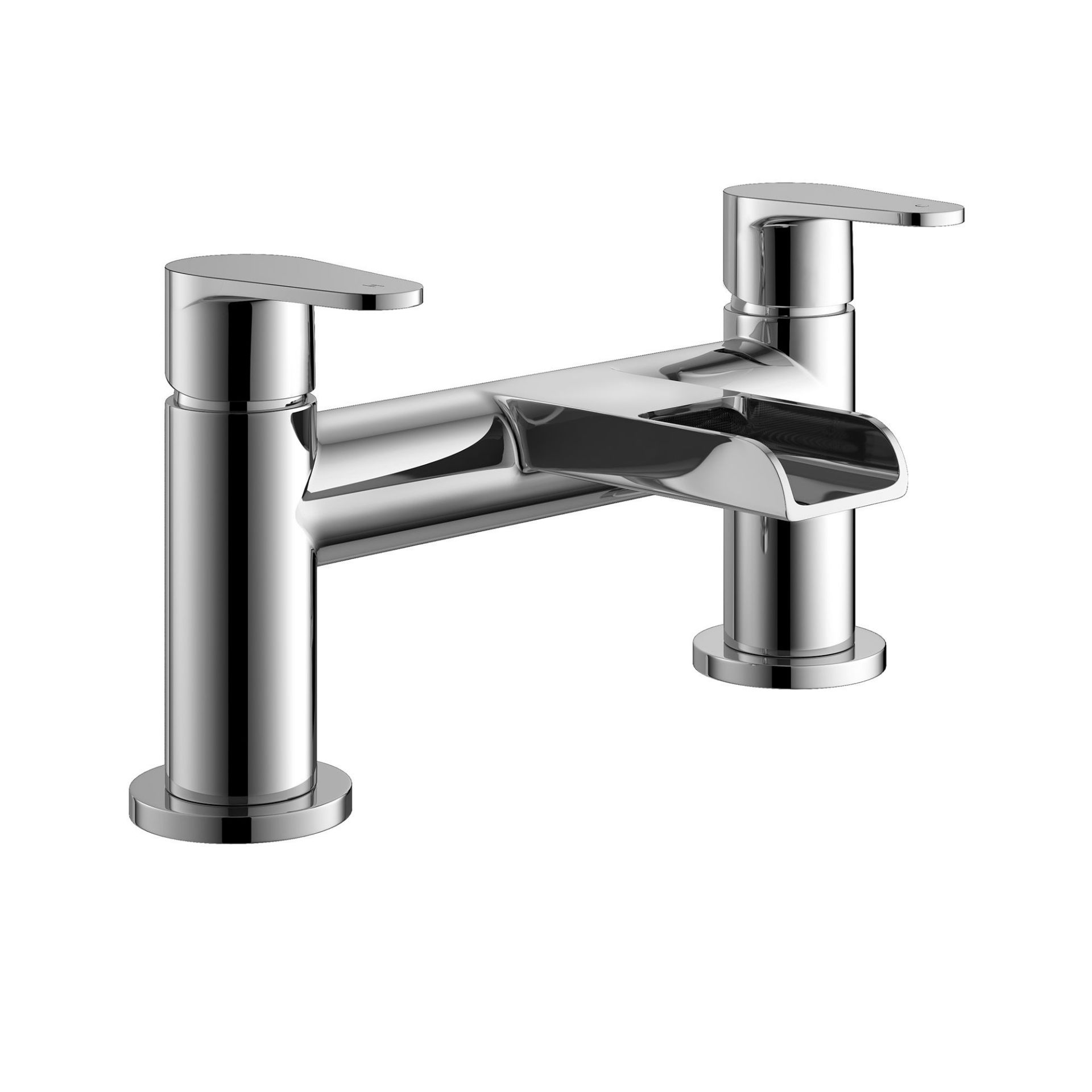 (AD206) Cela Waterfall Bath Filler Mixer Tap Chrome Plated Solid Brass 1/4 turn solid brass val... - Image 2 of 2