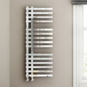 NEW & BOXED 1800x240mm Gloss White Double Oval Tube Vertical Radiator.RRP £307.99.Made from hi...