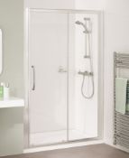 NEW (REF50) 1200mm Semi Framed Sliding Shower Door 8mm. RRP £562.99. This 1200mm wide sliding ...