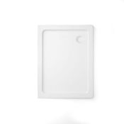 (PC42) 1000x760mm Rectangular Stone Shower Tray - Ultra Slim.RRP £299.99.Low profile ultra sli...