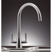 NEW (MR87) FRANKE EIGER KITCHEN TAP CHROME 115.0049.989. Contemporary polished bi-flow tap Bu...