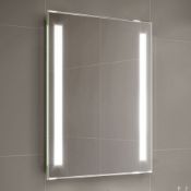 NEW 600x800mm - Omega Illuminated LED Mirror . RRP £499.99.ML7003.Flattering LED lights provid...