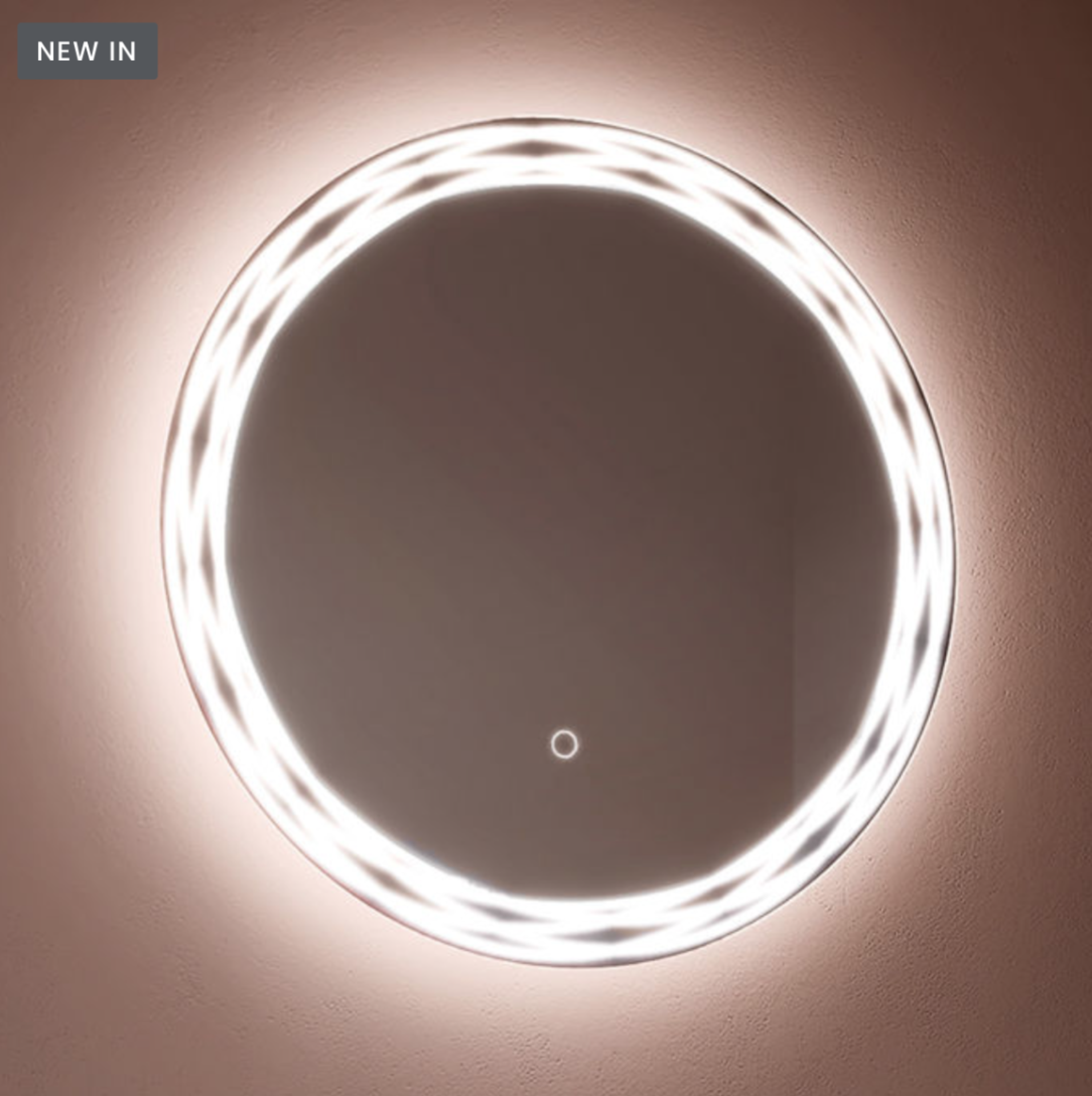 NEW 600x600mm Neptune Round Illuminated LED Mirror. RRP £349.99.ML6000.We love this mirror as...