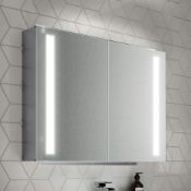NEW 800x600 Dawn Illuminated LED Mirror Cabinet. RRP £939.99.MC164.We love this mirror cabine...