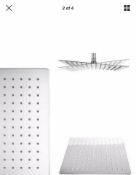 NEW (WS108) 300mm Square Shower Head - Stainless Steel.