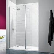 NEW (EX78) 900x300mm - 8mm - Premium EasyClean Wetroom and rotatable panel.Rrp £399.99. 8mm E...