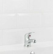 NEW (REF249) Arborg 1 lever Chrome effect Contemporary Basin Mixer Tap. This traditional style ...