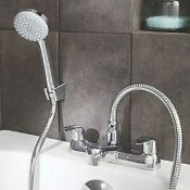 NEW (AA136) Blyth Chrome-plated Bath Shower mixer Tap. This traditional style chrome bath sho...
