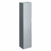 NEW (WS100) Twyfords 1800mm Grey Tall Storage Unit. RRP £864.99.One door with soft closing mec...