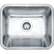 NEW (TP130) FRANKE Utility 50 UTX 610 Stainless Steel. RRP £302.00.Cabinet Size 600.00 mm Len...