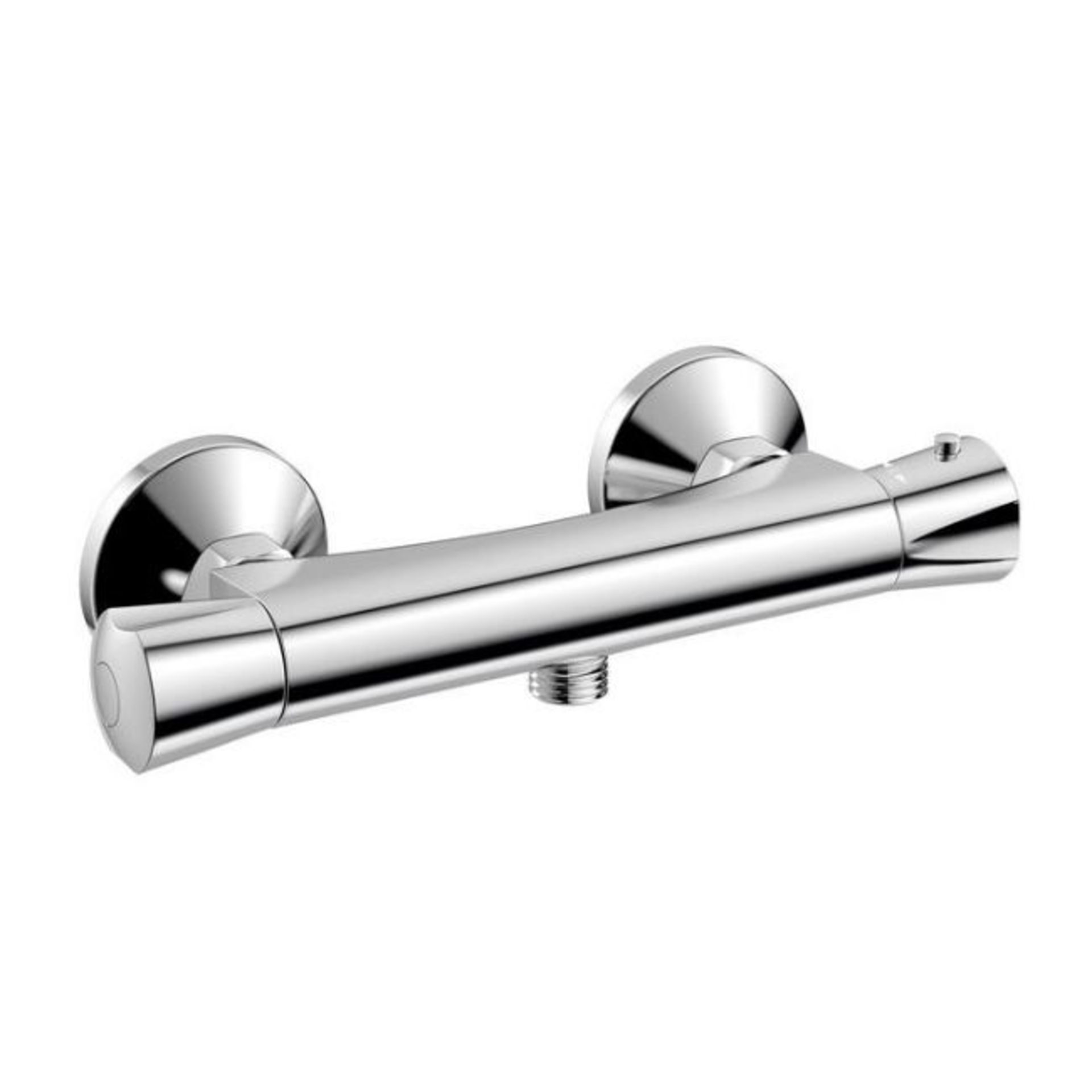 NEW (FF1013) Thermostatic Shower Valve - Round Bar Mixer Chrome plated solid brass mixer Cool t... - Image 2 of 2