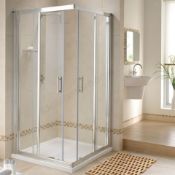 NEW Twyford GEO6 900x900mm Sliding (2 Door) Corner Entry Enclosure; 6MM Glass. RRP £739.99.G6...