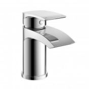 NEW (E126) Nelas Cloakroom Basin Mixer Tap. Chrome plated solid brass Mirror finish Simple inst...