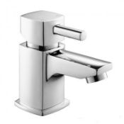 NEW (E129) Ivela Cloakroom Basin Mixer Tap. Delivery Chrome plated solid brass Mirror finish S...