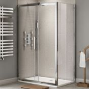 NEW (E12) Twyfords 1700x900mm - Premium EasyClean Sliding Door Shower Enclosure. RRP £549.99.8...