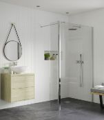 NEW (E163) 1000x300mm - 8mm - Premium EasyClean Wetroom and rotatable panel.Rrp £499.99.8mm Ea...
