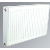 NEW (D326) KUDOX PREMIUM TYPE 22 DOUBLE-PANEL DOUBLE CONVECTOR RADIATOR 600 X 1000MM WHITE. Hor...