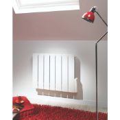 NEW (E142) Acova 700x480mm WALL-MOUNTED OIL-FILLED CONVECTOR HEATER. Aluminium construction. Di...