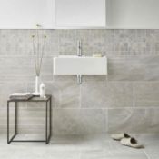 NEW 8.64m2 Bloomsbury Brook Edge Lapatto Beige Wall and Floor Tiles. 300x600mm per tile, 8.3mm...