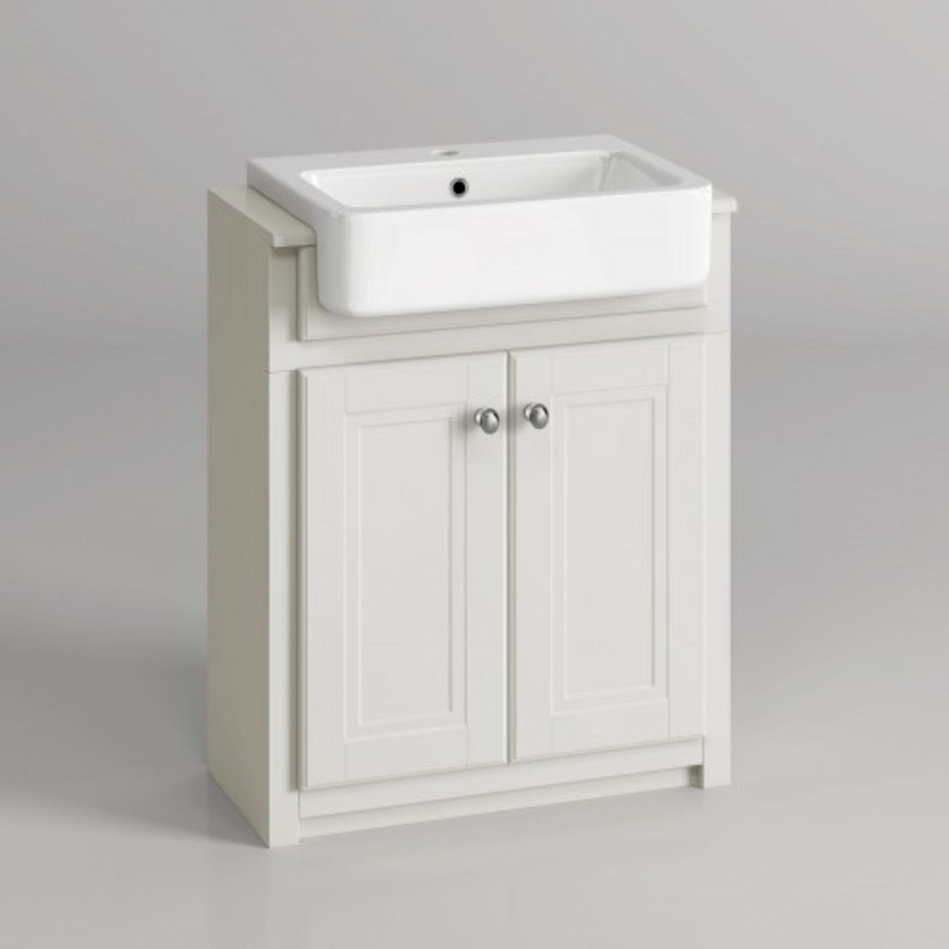 NEW & BOXED 667mm Cambridge Ivory FloorStanding Sink Vanity Unit. RRP £749.99.MF2900.Comes co... - Image 2 of 3