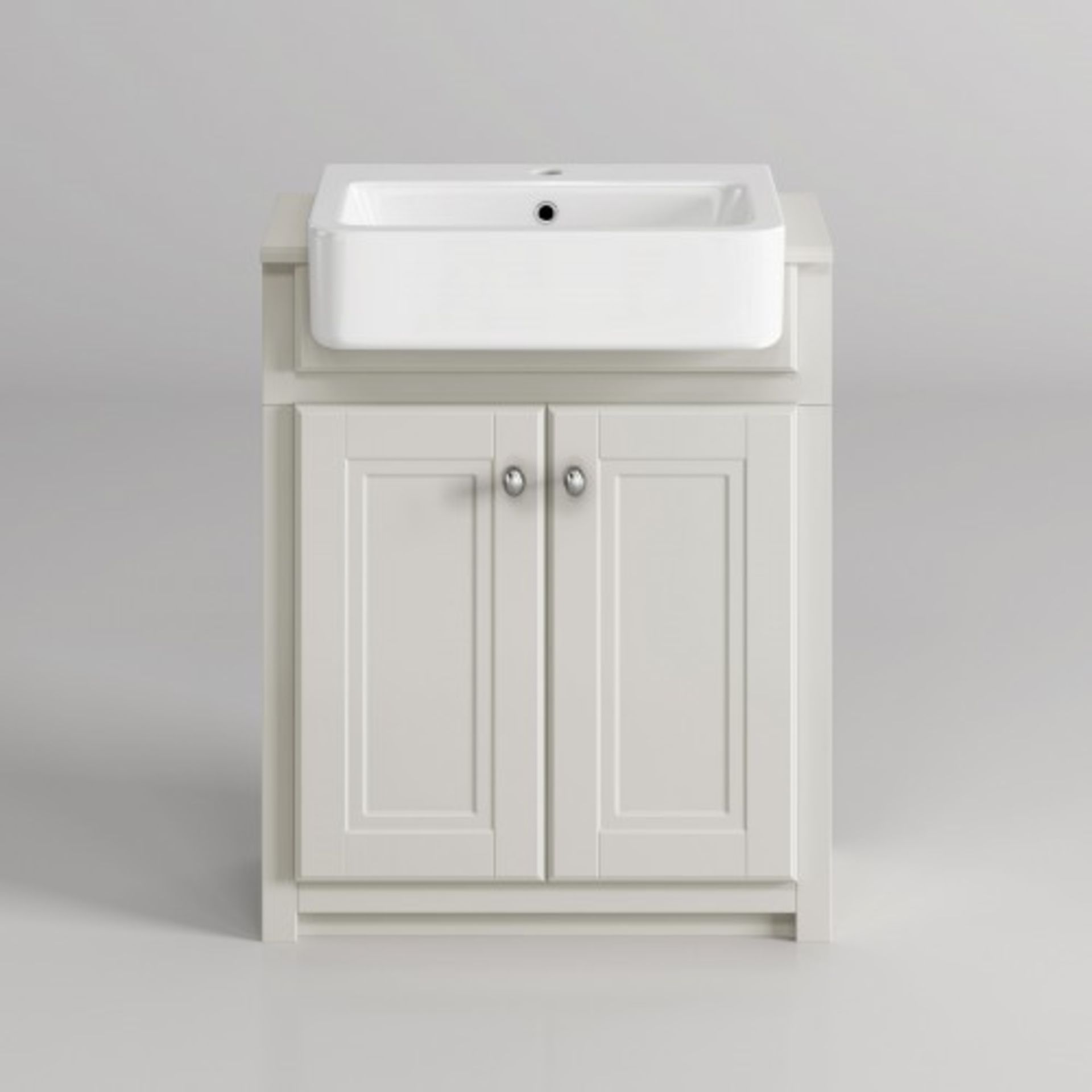 NEW & BOXED 667mm Cambridge Ivory FloorStanding Sink Vanity Unit. RRP £749.99.MF2900.Comes co... - Image 3 of 3