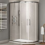 NEW Twyfords 1200x800mm - 8mm - Premium EasyClean Offset Quadrant Shower Enclosure - Reversible...