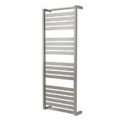 NEW (D324) LORETO VERTICAL WATER TOWEL WARMER 1000 X 500MM GREY Innovative 'C' shape design wi...