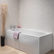 NEW (F44) 1700x700mm Straight Bath. COMES COMPLETE WITH SIDE PANEL. It is great for the whole ...