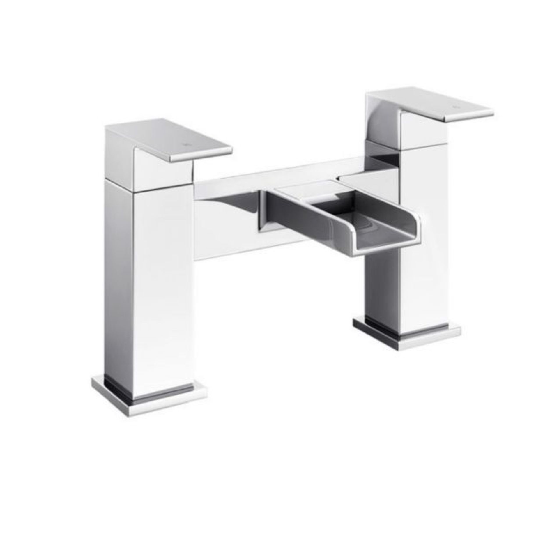 New & Boxed (D340) Niagra Waterfall Bath Mixer Taps. Tb3108.Chrome Plated Solid Brass 1/4 Turn ... - Image 2 of 2