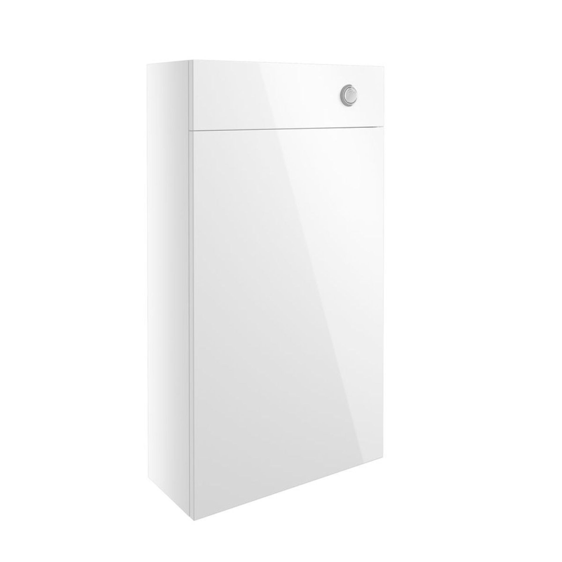 NEW (F33) Alba White Gloss 500mm Slim WC Unit. RRP £270.00. Dimensions: W500 x H870 x D218mm. ... - Image 2 of 3