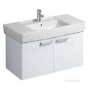NEW (F142) Keramag 1000mm White Gloss Vanity Unit. RRP £549.99. COMES COMPLETE WITH BASIN. 100...