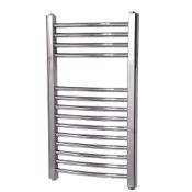 (G131) 700x400mm CURVED ELECTRIC TOWEL RADIATOR 700 X 400MM CHROME. Electrical installation onl...