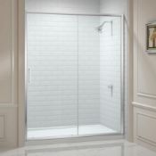 NEW 1700mm - 6mm - Sliding Door Shower Enclosure. RRP £763.99.6mm Safety Glass Fully waterpro...